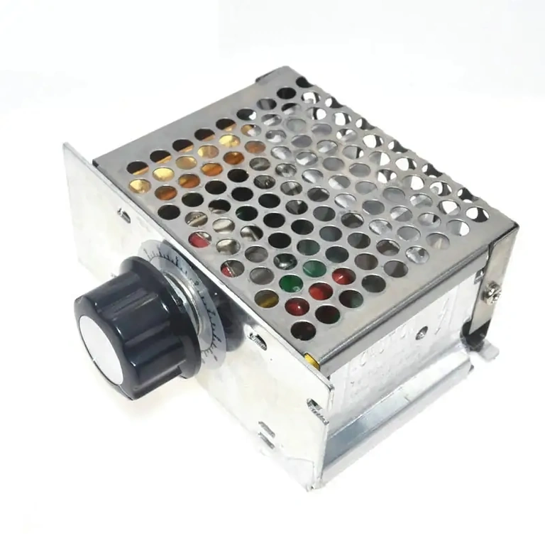 Ρυθμιστής στροφών για ηλεκτρικό κινητήρα – πλάγια όψη Μονάδα ρυθμιστή τάσης AC 220V από πλάγια όψη