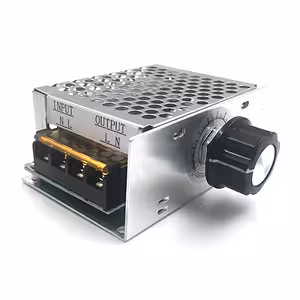 Variador de Tensión 220V AC 4000W – Regulador de Velocidad para Motor Eléctrico para Amoladora, Ventilador, Campana, Aspiradora