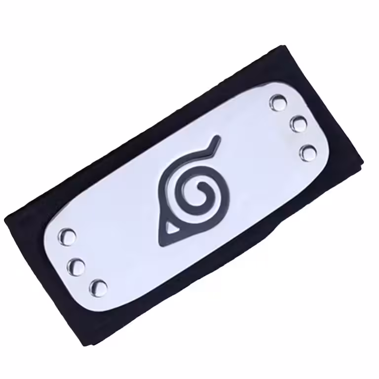 Bandana Naruto Original Headband Aldea de la Hoja Konoha – Accesorio Cosplay Ninja