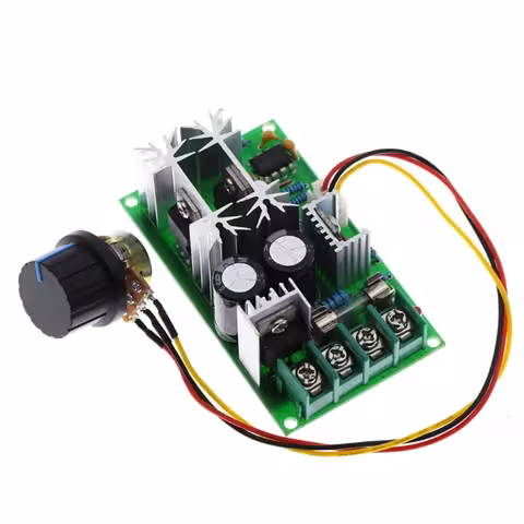 Controlador Variador de Velocidad Motor DC 12V 24V 60V PWM | Regulador de Velocidad Corriente Continua 20A 1200W