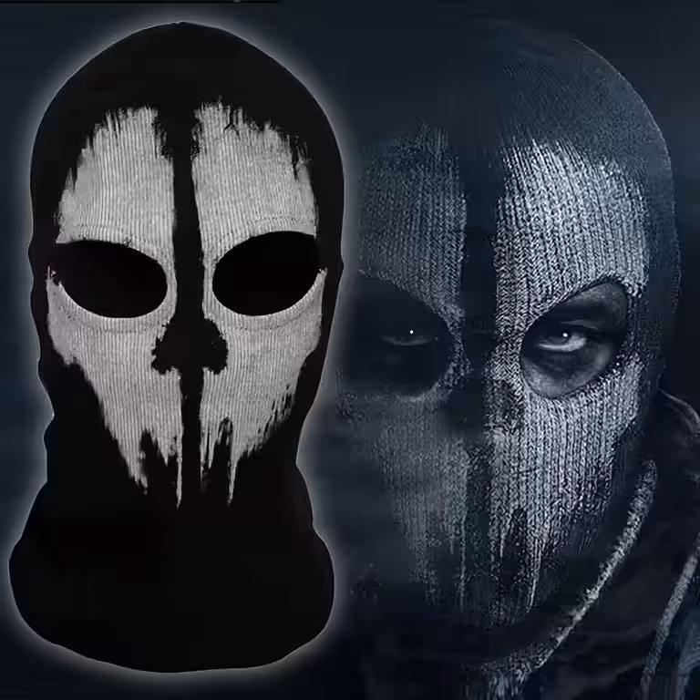 Θερμική μάσκα Call of Duty Ghosts, ιδανική για χειμερινά σπορ, σκι και snowboard
