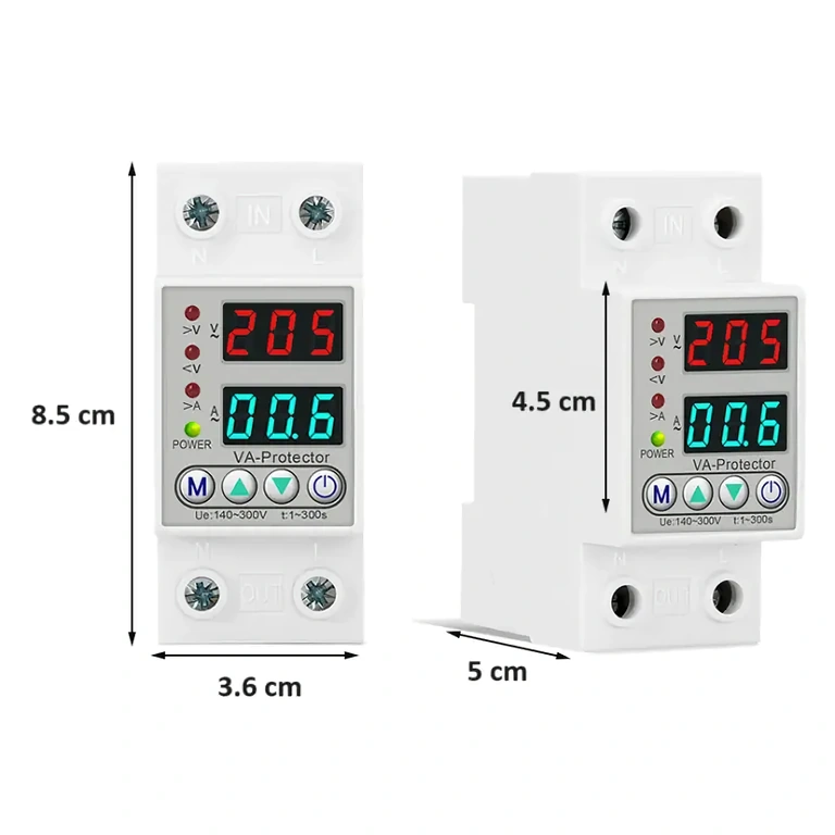 Ρελέ προστασίας υπέρτασης και υπερρεύματος για τάση 220V