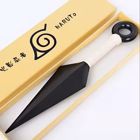 Cuchillo Ninja Kunai Naruto – Réplica en Plástico ABS 1:1 para Fans de Anime