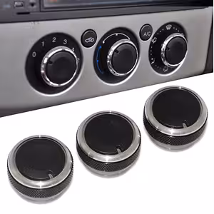 Botones Consola Aire Acondicionado Ford Focus 2, 3 y Mondeo 4 – Set de 3 Piezas