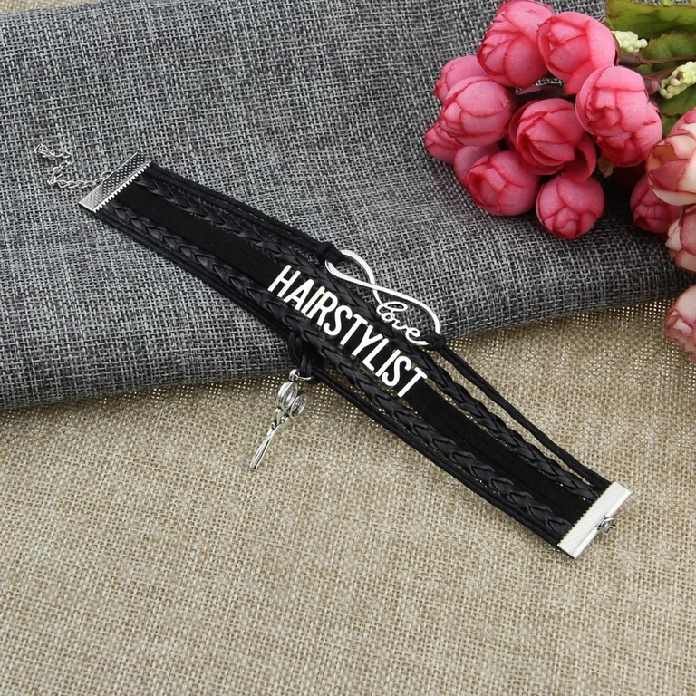 Βραχιόλι για άντρες για στυλίστα και κουρέα Προσωποποιημένο βραχιόλι για κουρείς και κομμωτές