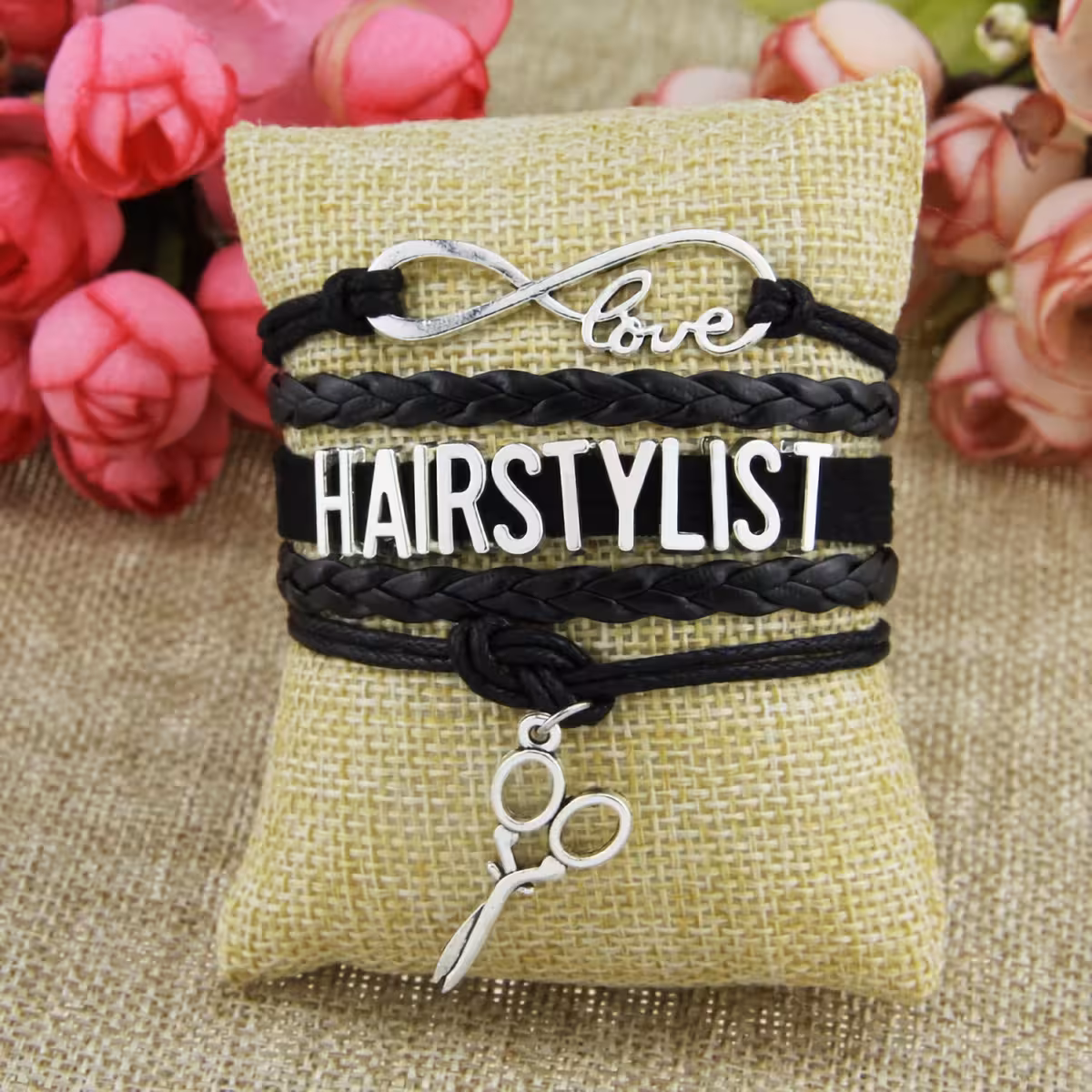 Διακοσμητικό βραχιόλι με εργαλεία κουρέα