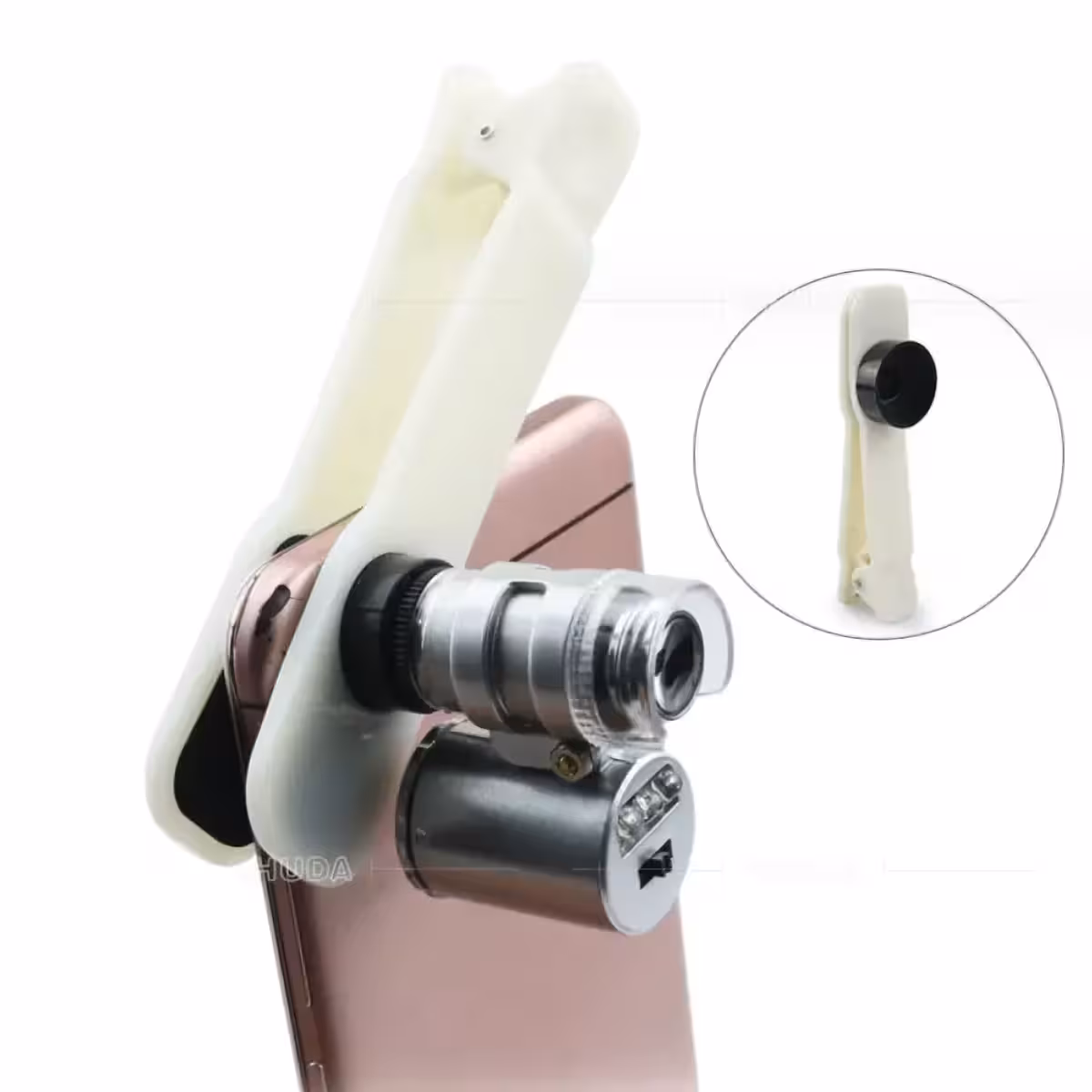 Μικροσκόπιο με προσαρμογέα για κινητό, για φωτογράφιση μικροσκοπικών λεπτομερειών