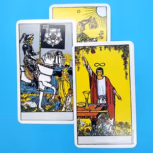 Cartas del Tarot Gitano Rider Waite – Set Completo de 78 Cartas para Adivinación