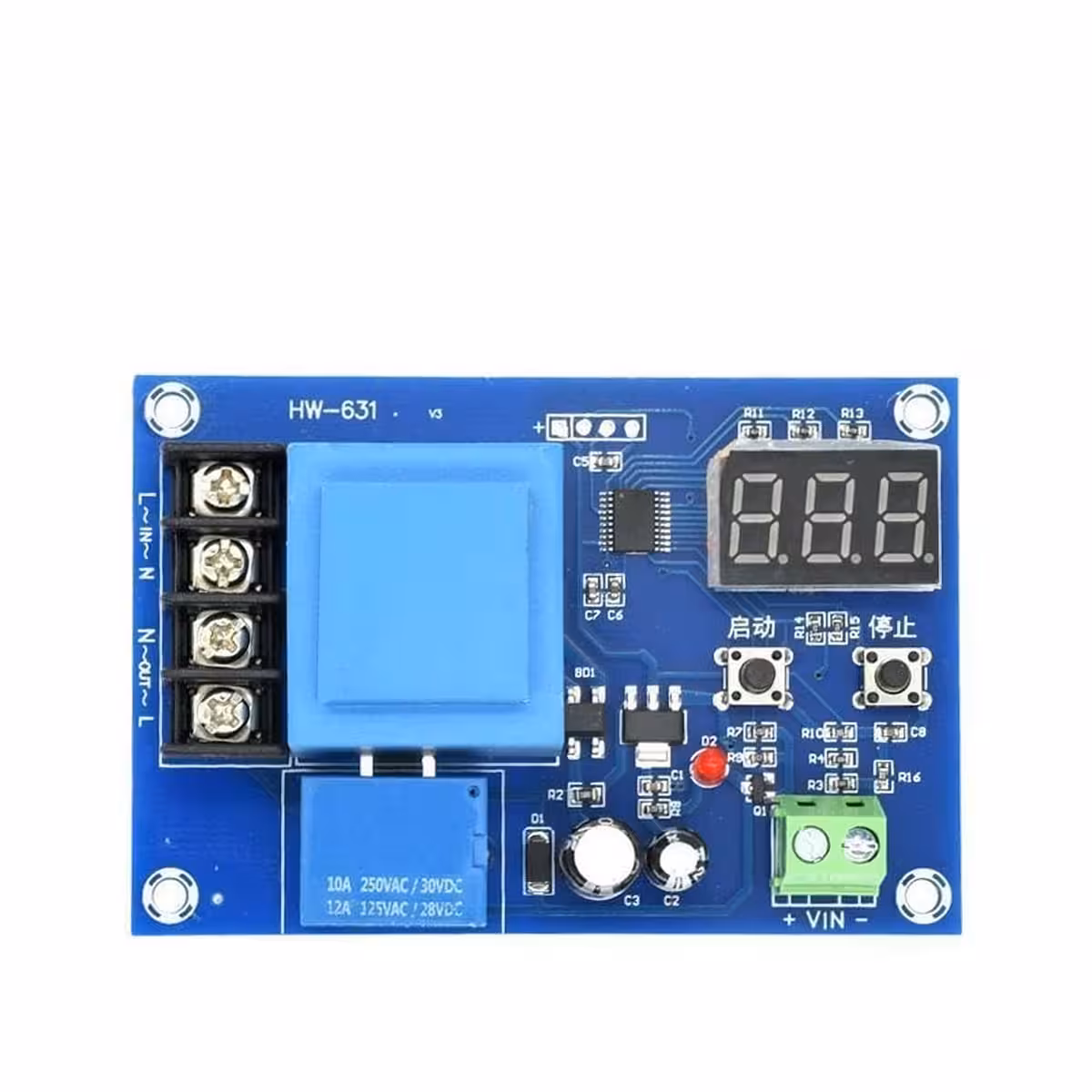 Ηλεκτρονική μονάδα τροφοδοσίας 220V για έλεγχο μπαταριών 3.7-120V