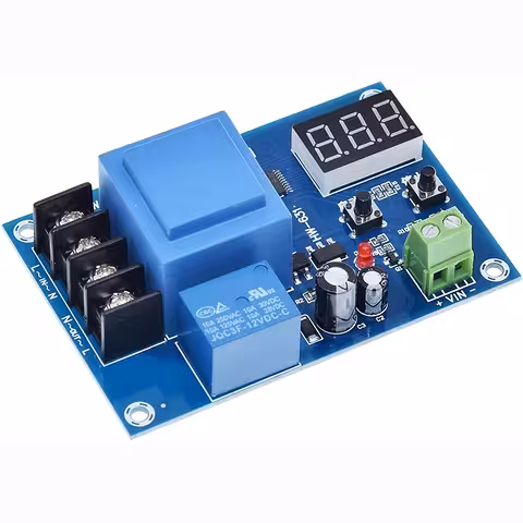 Módulo de Carga de Baterías XH-M602, Controlador de Tensión Ajustable 3.7V–120V para 12V 24V 48V Auto, Paneles Solares y UPS