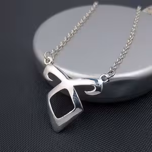 Colgante Collar The Mortal Instruments City of Bones – Angel, Collar Plateado Fantasy