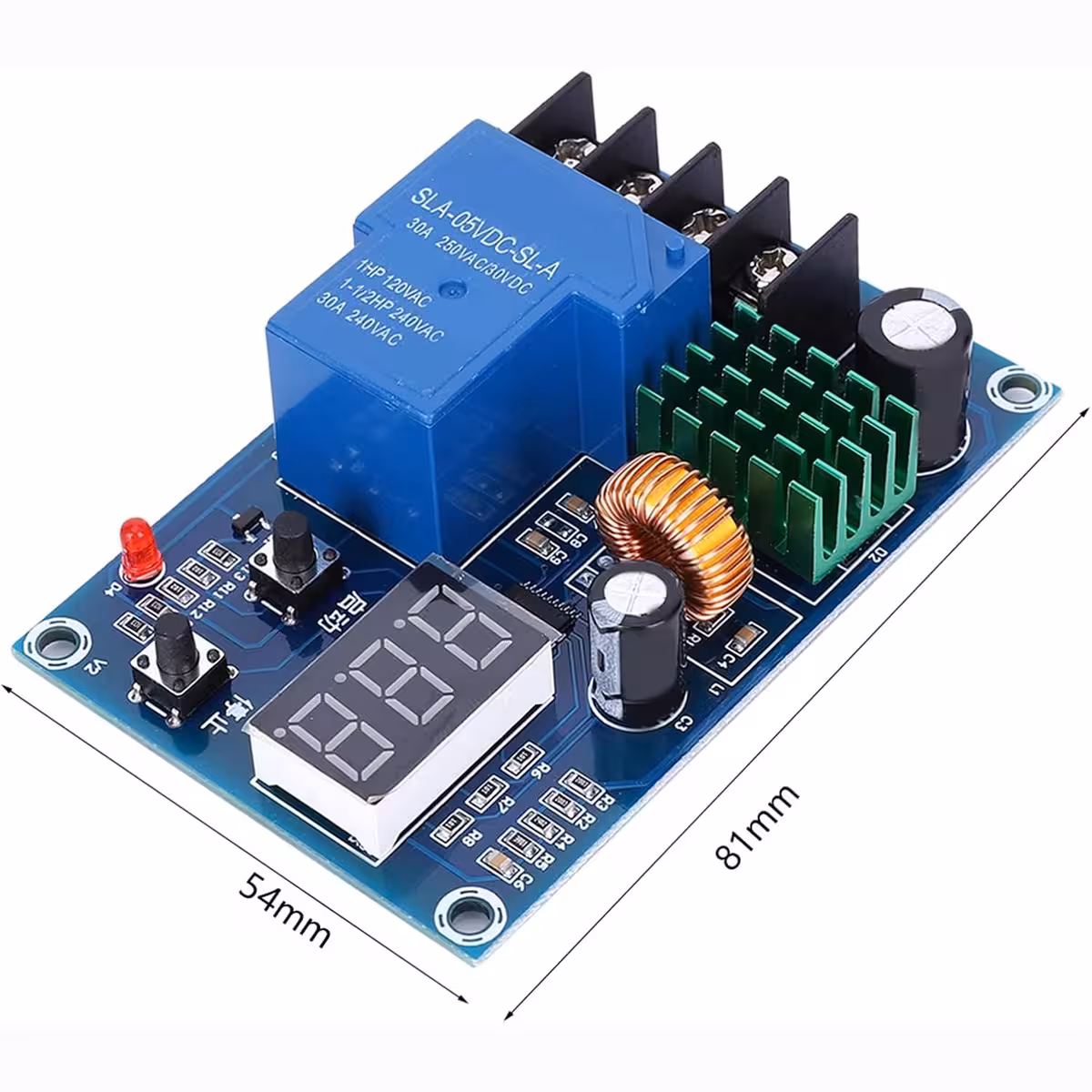 Ελεγκτής αυτόματης διακοπής φόρτισης για μπαταρίες Li-Ion, AGM, GEL, μολύβδου κ.ά.