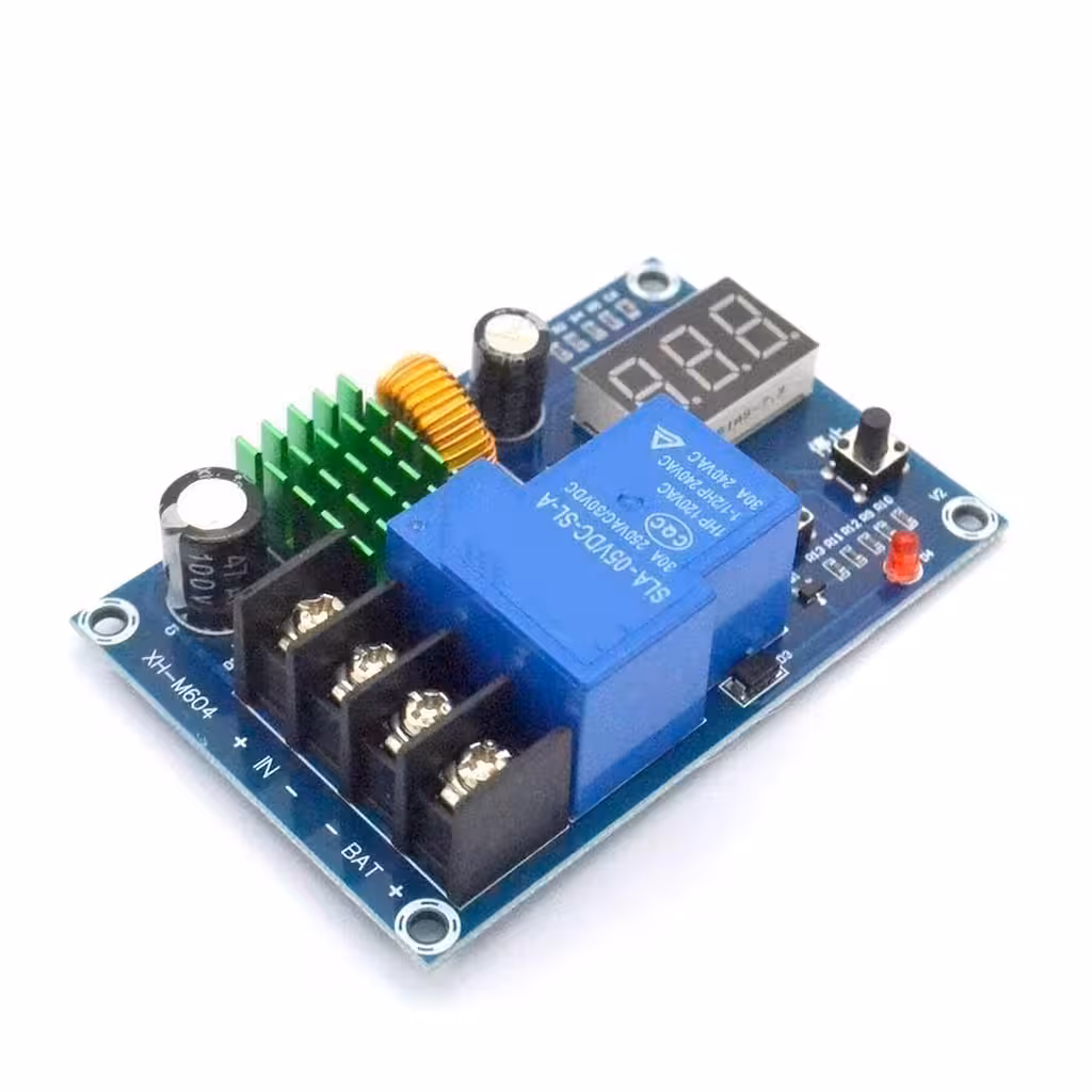 Controlador de Carga Paneles Solares XH-M604 12V–60V | Regulador Automático Baterías 30A Fotovoltaico Caravana Aerogeneradores