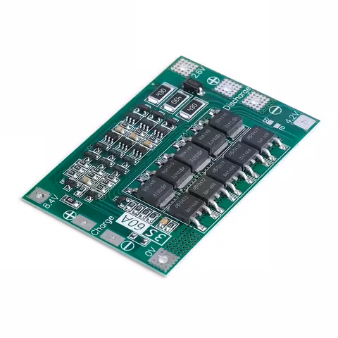 Módulo BMS 3S 60A para Baterías 18650 Li-Ion – Protección de Carga, Descarga y Balanceo