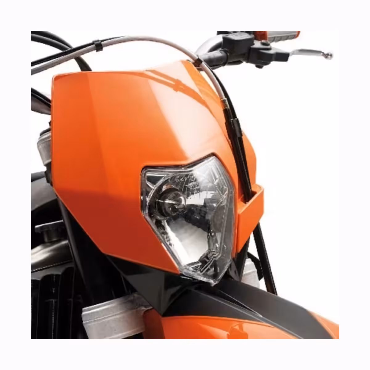 Φανάρι και μάσκα εμπρός για μοτοσυκλέτες Streetfighter, τοποθέτηση σε πιρούνι