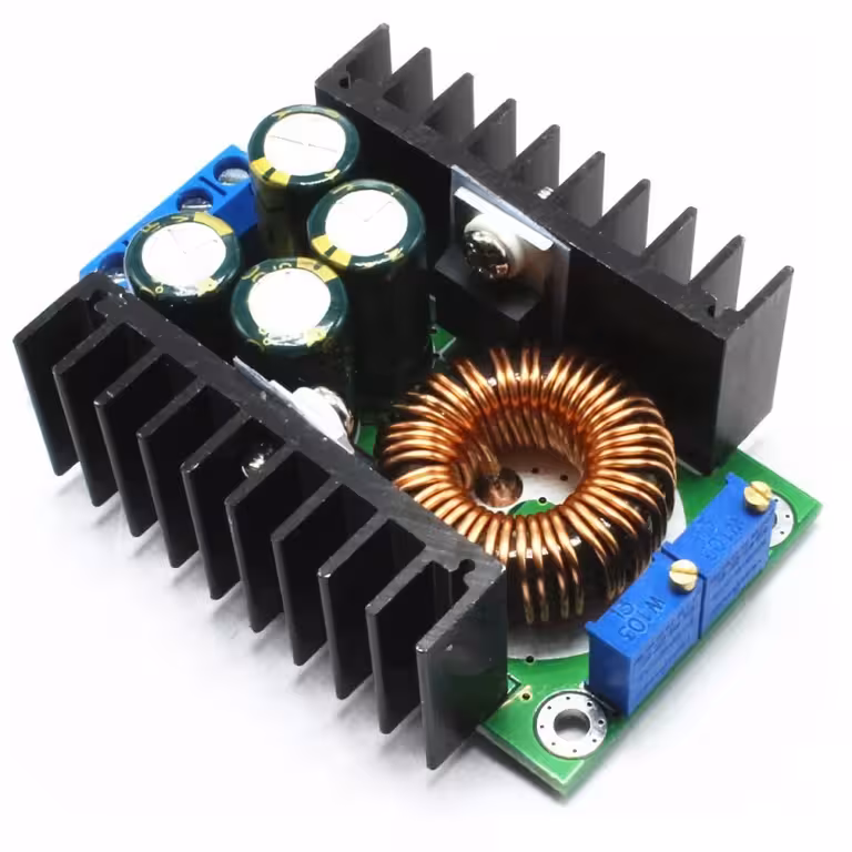 Fuente DC-DC Step Down Regulable 5-40V 9A – Módulo Reductor de Tensión Potente