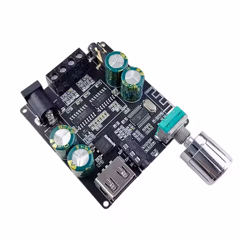 Amplificador Audio Bluetooth Hi-Fi 2x100W Clase D – Módulo Estéreo Auto Profesional