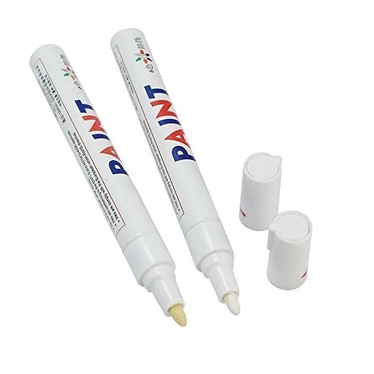 Μαρκαδόρος λευκής μπογιάς για ελαστικά αυτοκινήτου και ποδηλάτου Ιδανικός λευκός μαρκαδόρος για λάστιχα αυτοκινήτου ή ποδηλάτου