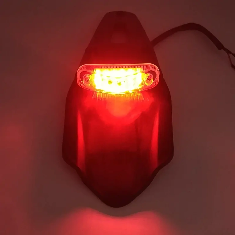 LED κόκκινο φως φρένου dirtbike LED πίσω φανάρι φρένων με 12 κόκκινα LED, συμβατό off-road