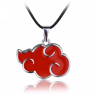 Cadena Colgante Naruto Cosplay Akatsuki Red Cloud – Joya Anime Otaku Sharingan