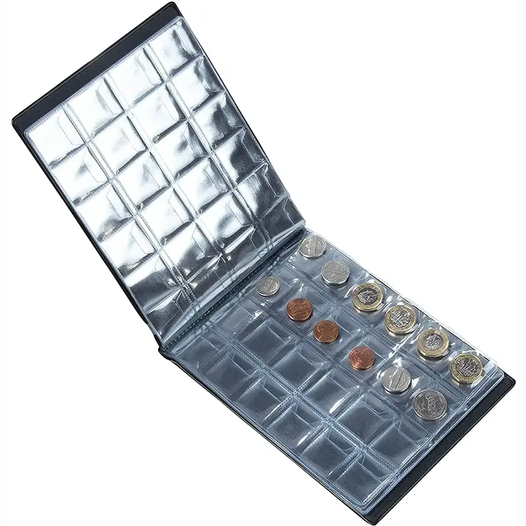 Άλμπουμ τύπου βιβλίου με 240 θήκες για νομίσματα