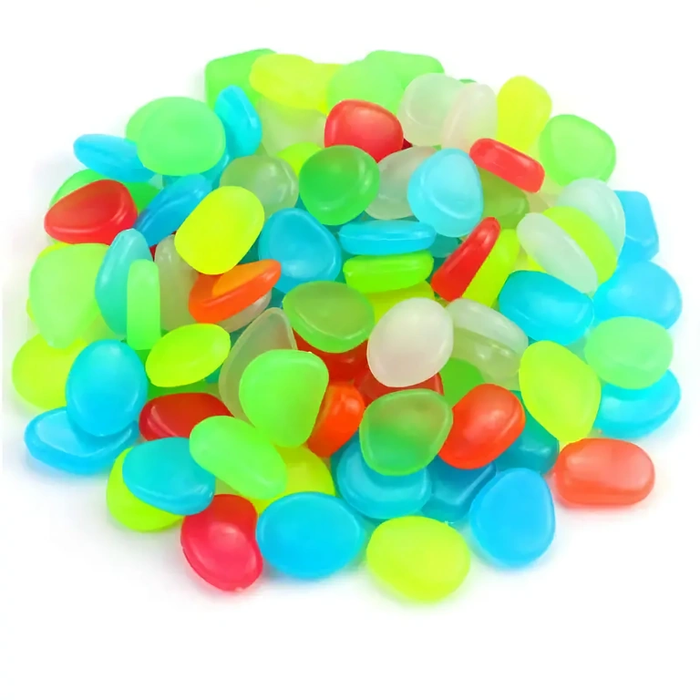 Διακοσμητικές πέτρες που εκπέμπουν φως Διακοσμητικές φωσφοριζόμενες πέτρες για διαμορφώσεις χώρου