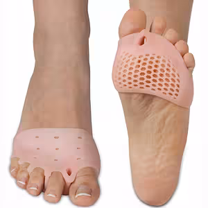 Ortesis Separadora Correctora de Dedos Hallux Valgus – Protección de Juanetes de Silicona, Día y Noche