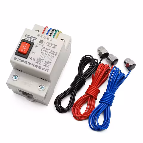 Relé Control Automático Nivel de Agua con 3 Sensores – Regulador Electrónico para Depósitos, Tanques y Piscinas