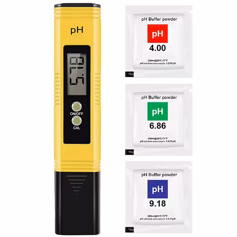 Medidor pH Electrónico Digital para Agua – Medición Precisa pH Acuario y Líquidos