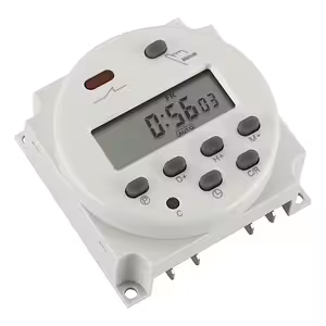 Relé Programador Temporizador Digital 12V – Temporizador Electrónico con Pantalla y 8 Programas ON/OFF