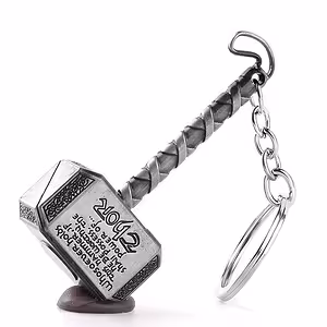 Llavero Martillo Thor – Colgante Mjolnir, Martillo Legendario del Dios del Trueno