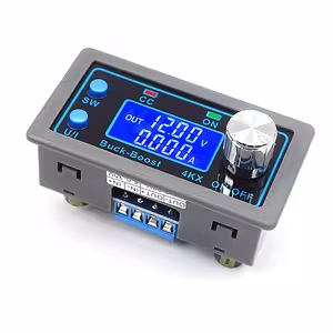 Fuente de Laboratorio 30V 4A Step Up Down DC-DC Converter – Voltaje y Corriente Regulable, Corriente Continua Estable