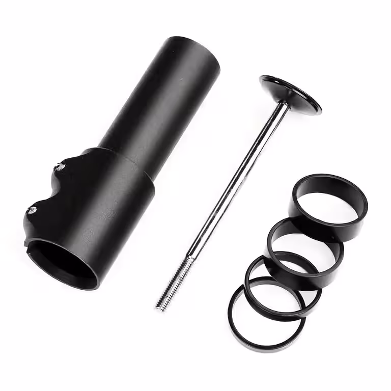 Elevador Potencia Manillar Bicicleta 28,6 mm – Adaptador Elevación Manillar, Extensor de Aluminio Ajustable