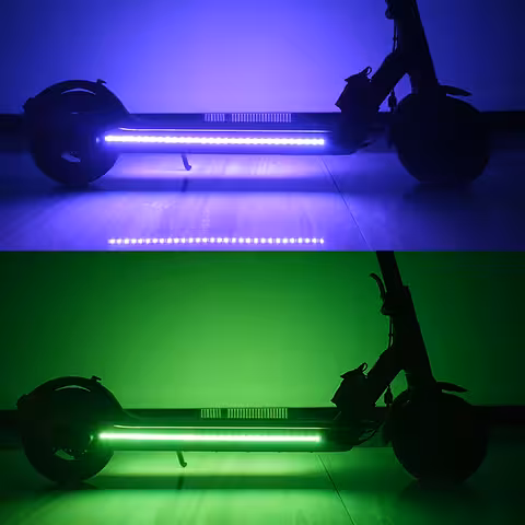Kit de Luces LED para Scooter Eléctrico – Tiras de Colores Waterproof con Control Remoto USB