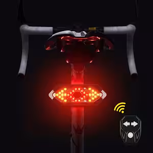 Luz de Señalización Bicicleta Inalámbrica – LED con Señal Izquierda/Derecha y Control Remoto en Manillar