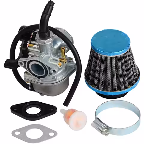 Carburador ATV 50cc 107cc 110cc 125cc con Choke Manual, Filtro de Aire y Juntas – Piezas ATV Fiables