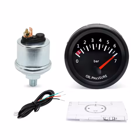 Indicador Digital Presión Aceite Motor – Manómetro Electrónico para Tractor 12V