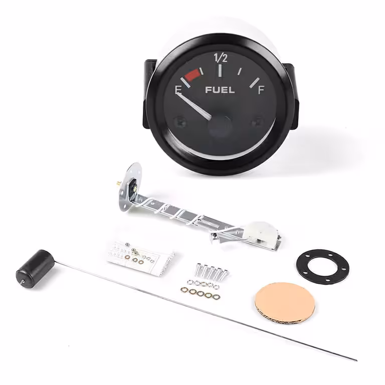 Reloj Indicador Nivel Combustible en Depósito – Pantalla Precisa para Auto, Barco, Tractor