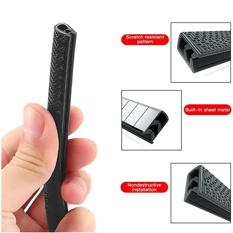 Λάστιχο με μεταλλική ένθεση για προστασία θυρών αυτοκινήτου