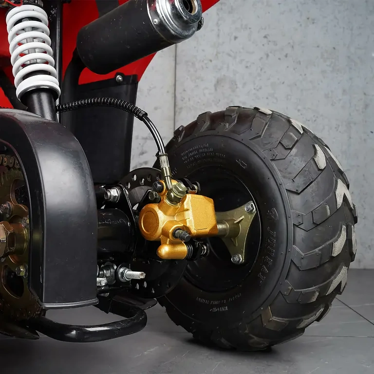 Πίσω δαγκάνα φρένου ATV χρυσή με δίσκο Χρυσή δαγκάνα ATV με δίσκο φρένου, πίσω μοντέλο