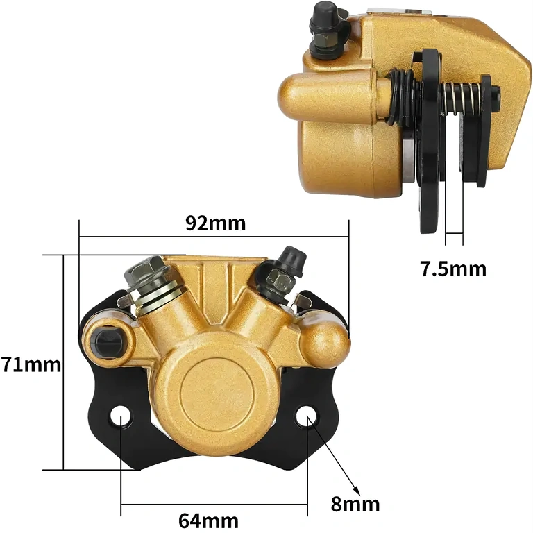 Δαγκάνα φρένου δίσκου universal ATV Universal δαγκάνα δίσκου ATV για 50cc–250cc