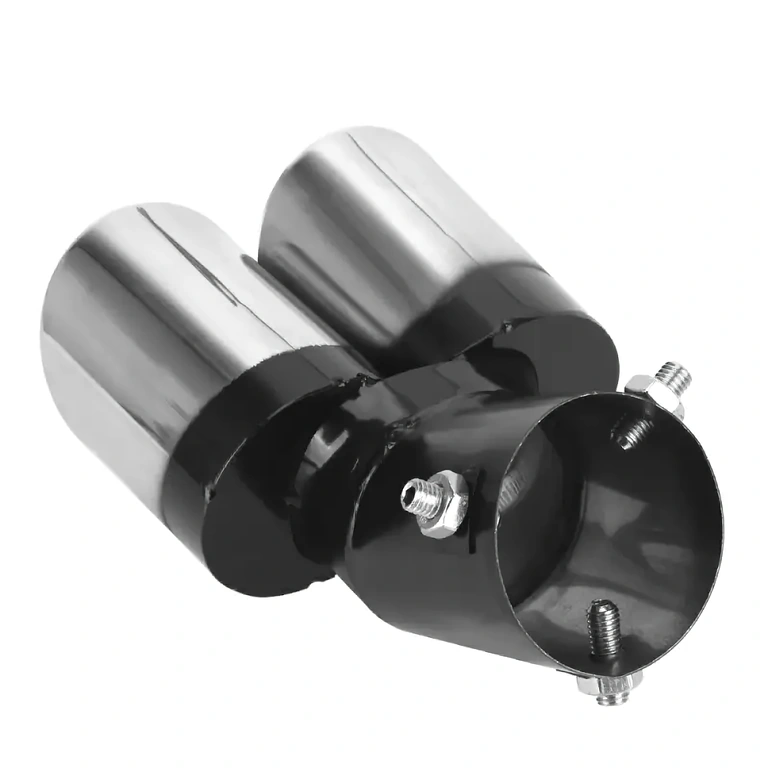 Διπλό τελείωμα εξάτμισης από ανοξείδωτο χάλυβα για αυτοκίνητα BMW, Audi, VW