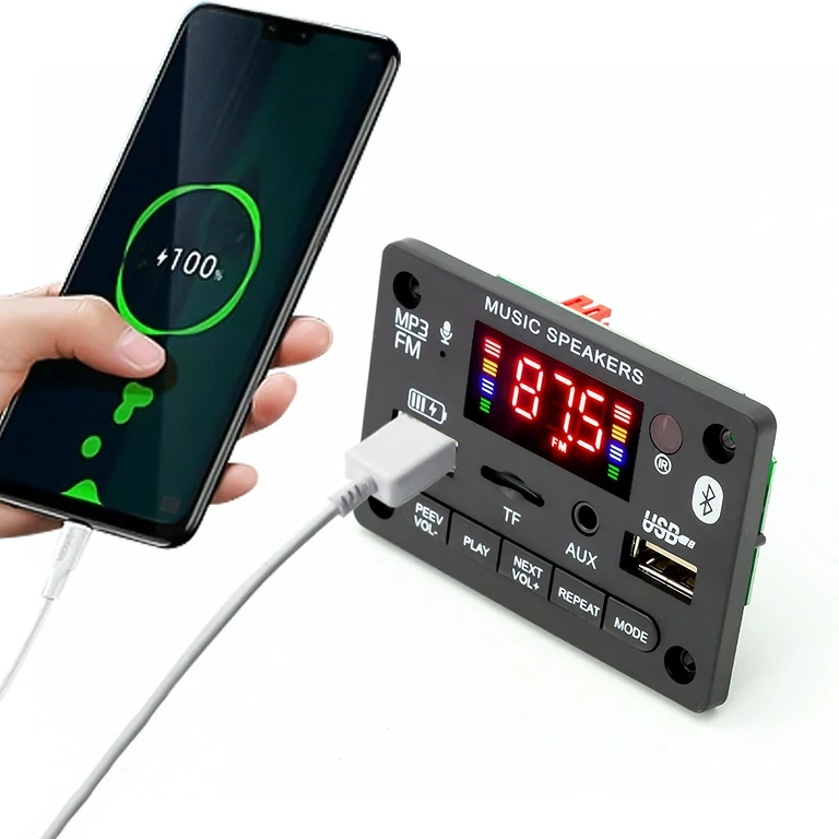 Μονάδα ήχου Bluetooth 5.0 με ενισχυτή 2x40W Bluetooth στερεοφωνικό module 5.0 με ενισχυτή ήχου 2x40W για ηχεία