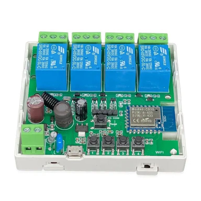 Ασύρματο ρελέ module συμβατό RF 433MHz, απομακρυσμένος έλεγχος μέσω εφαρμογής