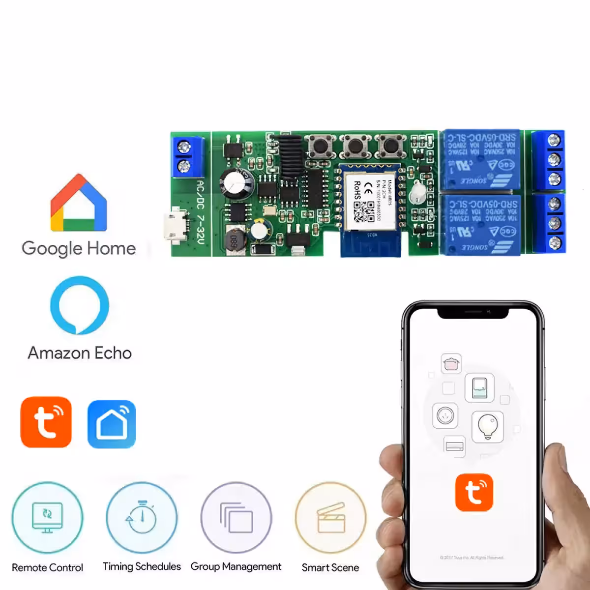 Απομακρυσμένος έλεγχος WiFi module ρελέ μέσω κινητής εφαρμογής