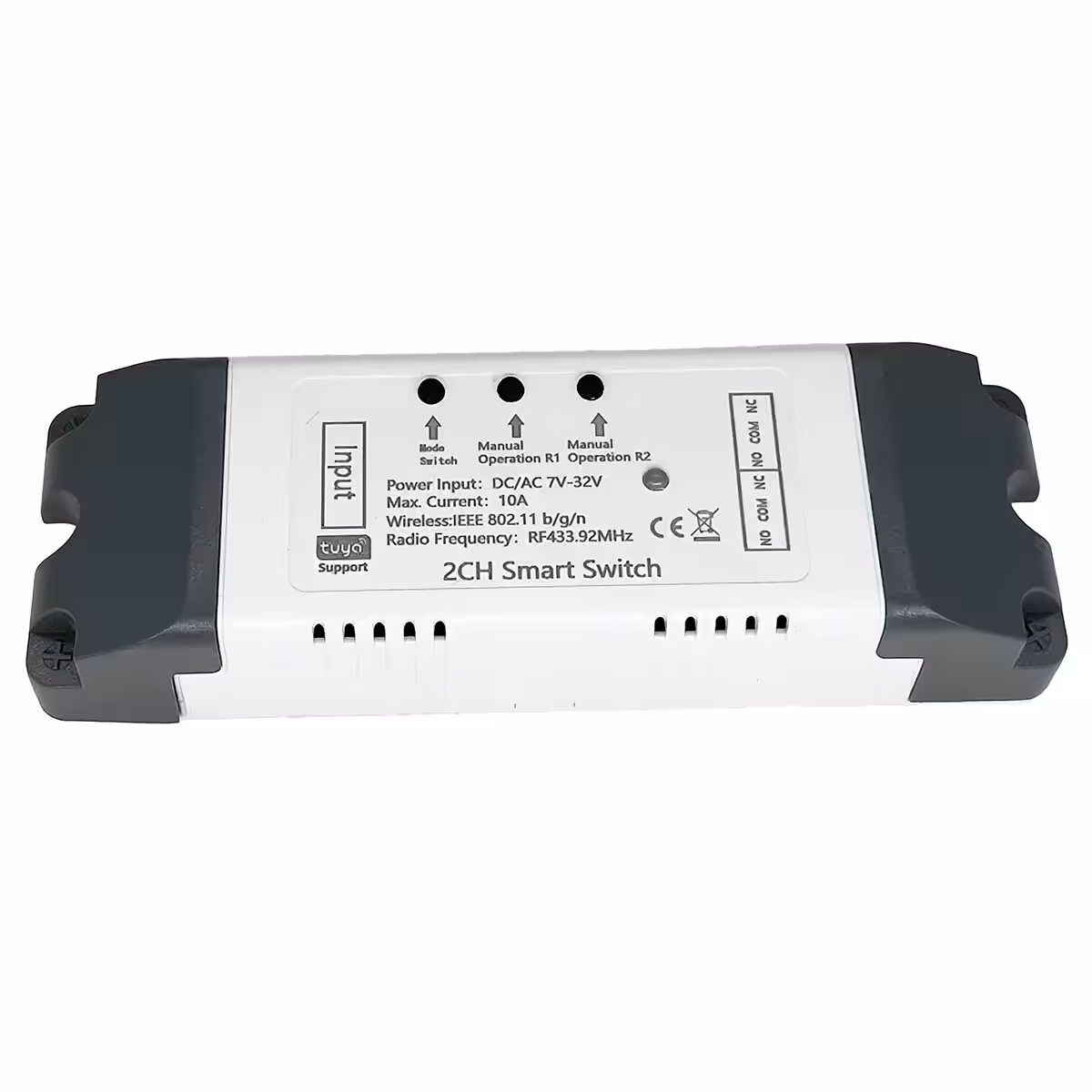 Ηλεκτρικό διάγραμμα για ασύρματο ρελέ module με δύο κανάλια