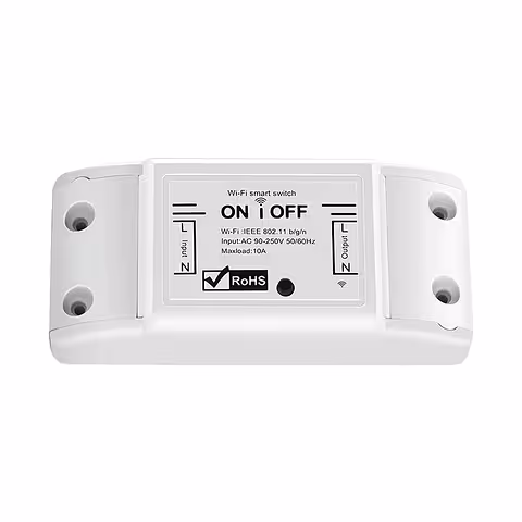 Relé Inalámbrico 1 Canal WiFi 220V 10A – Automatización Smart Home Tuya Smart Life