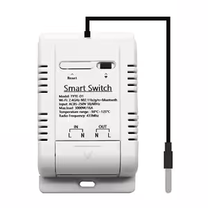 Termostato Inteligente WiFi con Sensor de Temperatura DS18B20 – Control Automático Tuya Smart, 220V 16A