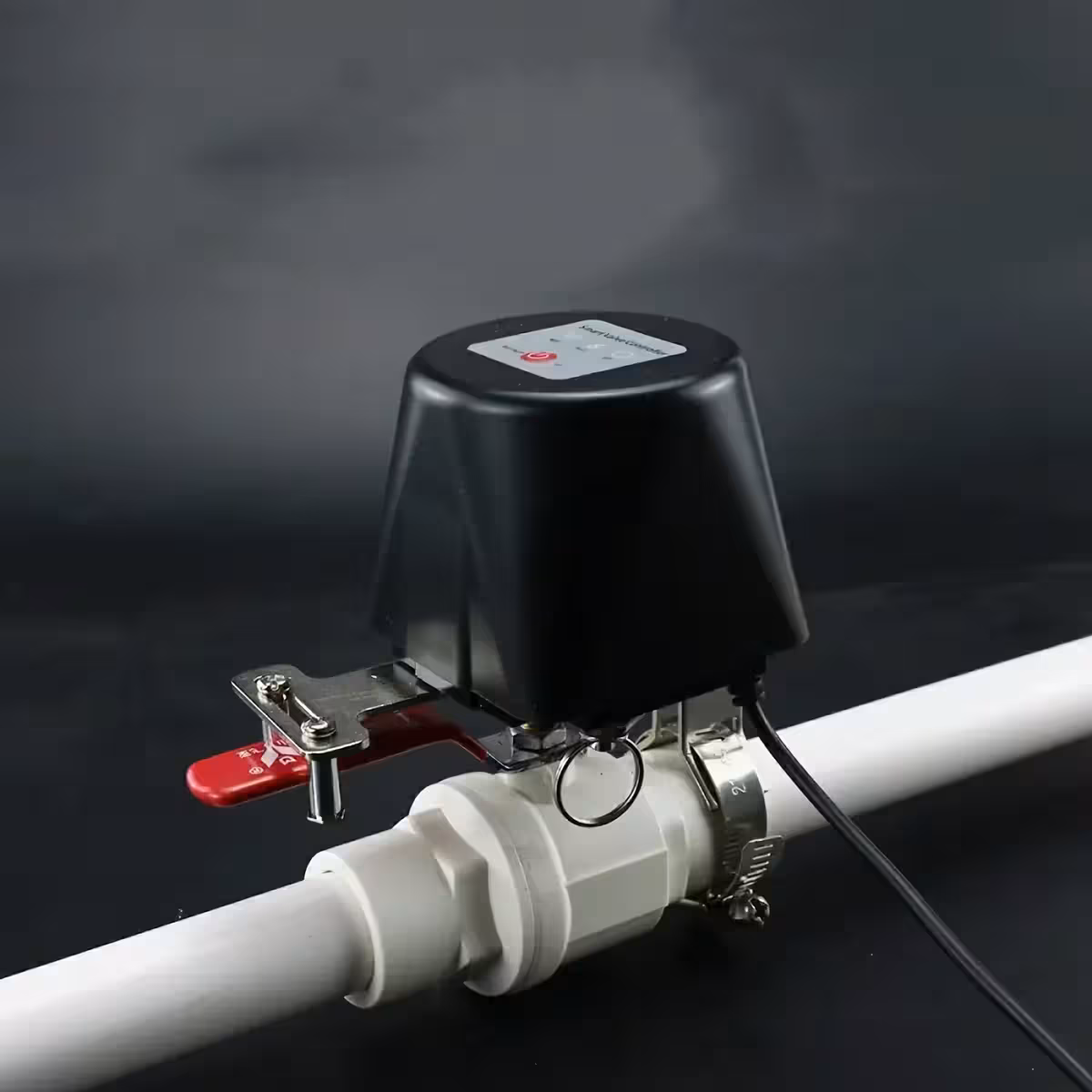 Wi-Fi ηλεκτροβαλβίδα εγκατεστημένη σε σωλήνα νερού για αυτόματο έλεγχο