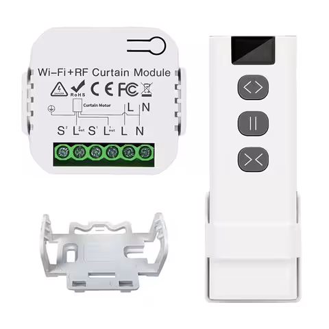 Sistema Automatización Persianas, Cortinas, Estores – WiFi, Tuya, Control Remoto RF